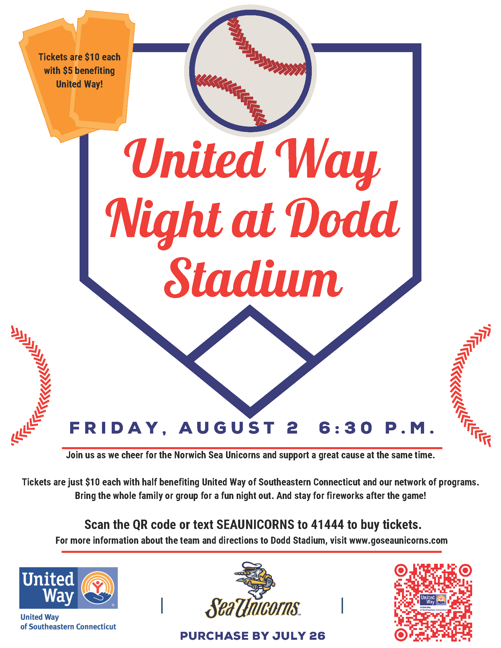 United Way Night at Dodd Stadium, August 2