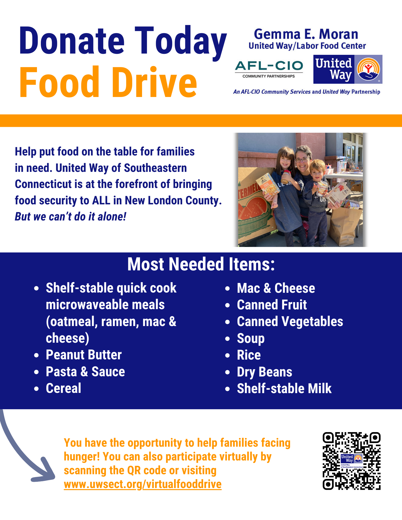 Run a food drive