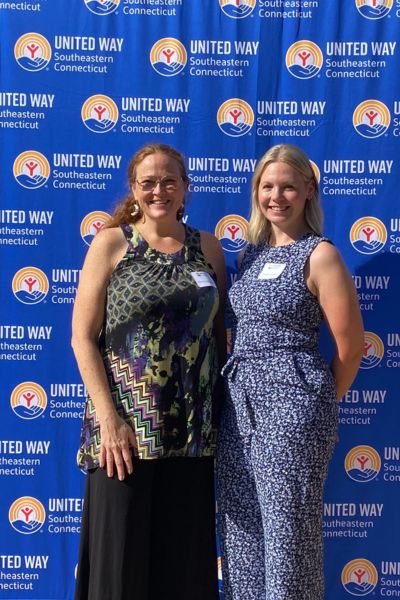 Tricia Cunningham, executive director of Always Home (left) and Miriam Johnson, manager of inclusion & accessibility at United Cerebral Palsy of Eastern Connecticut