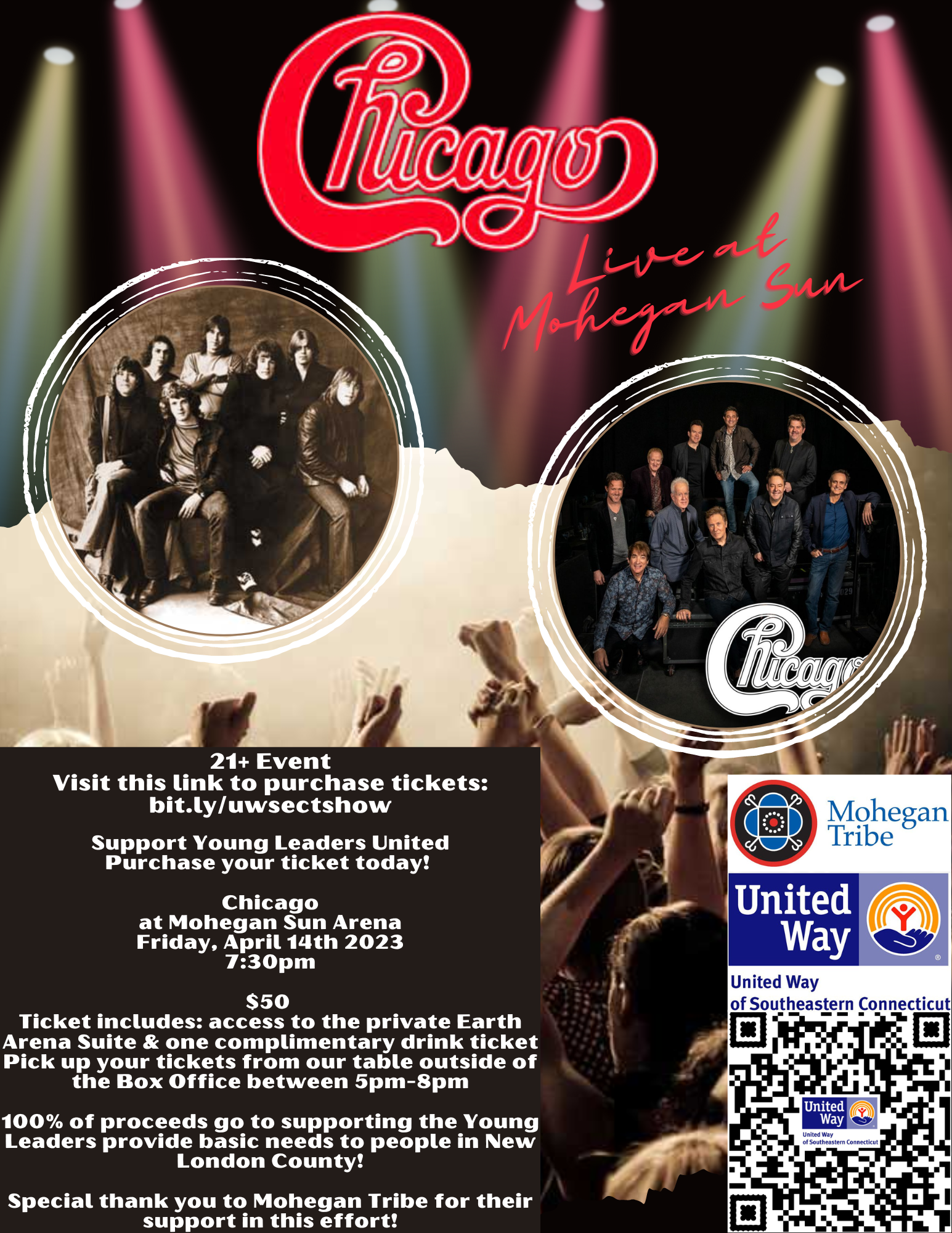 Chicago concert flyer